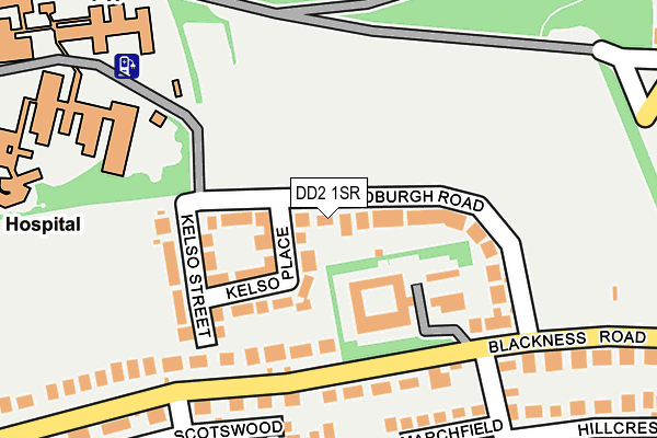 DD2 1SR map - OS OpenMap – Local (Ordnance Survey)