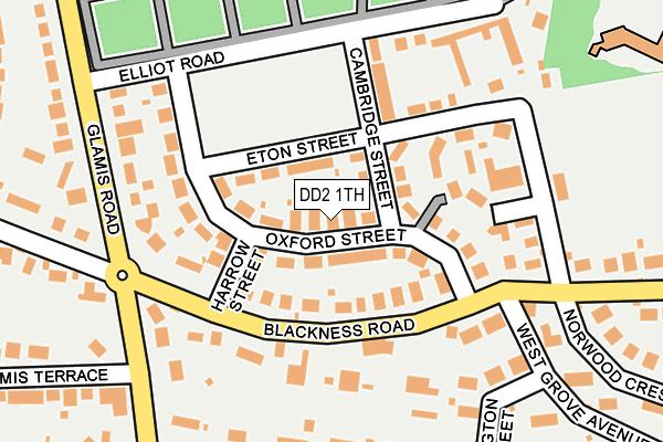 DD2 1TH map - OS OpenMap – Local (Ordnance Survey)