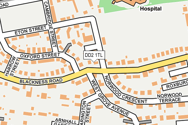 DD2 1TL map - OS OpenMap – Local (Ordnance Survey)