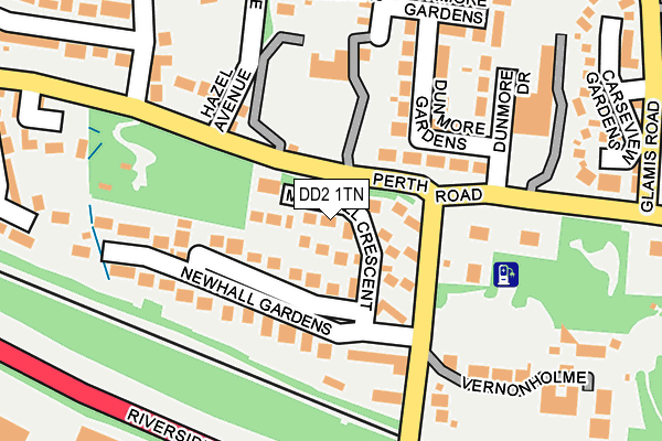 DD2 1TN map - OS OpenMap – Local (Ordnance Survey)