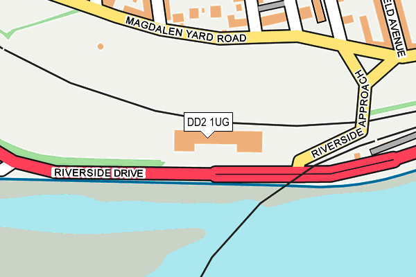 DD2 1UG map - OS OpenMap – Local (Ordnance Survey)