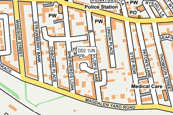DD2 1UN map - OS OpenMap – Local (Ordnance Survey)