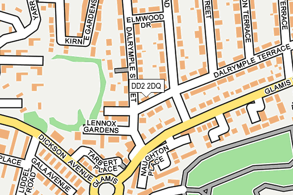 DD2 2DQ map - OS OpenMap – Local (Ordnance Survey)