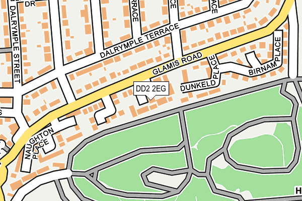 DD2 2EG map - OS OpenMap – Local (Ordnance Survey)