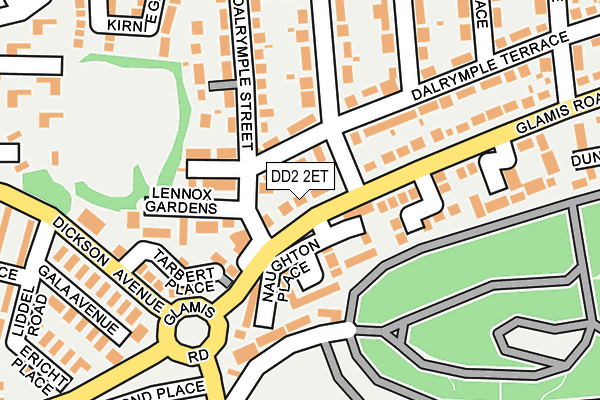 DD2 2ET map - OS OpenMap – Local (Ordnance Survey)