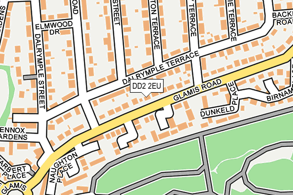 DD2 2EU map - OS OpenMap – Local (Ordnance Survey)