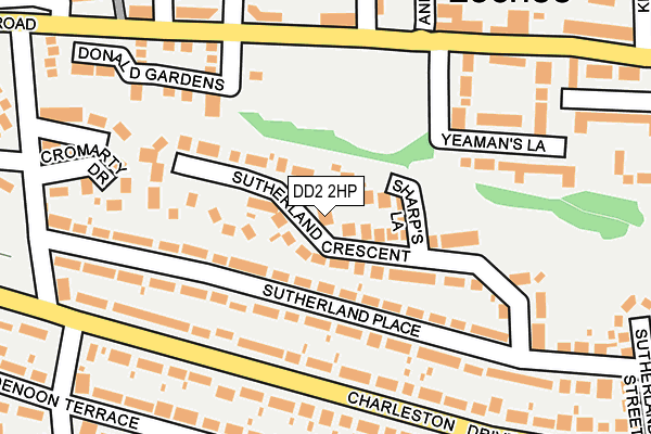 DD2 2HP map - OS OpenMap – Local (Ordnance Survey)
