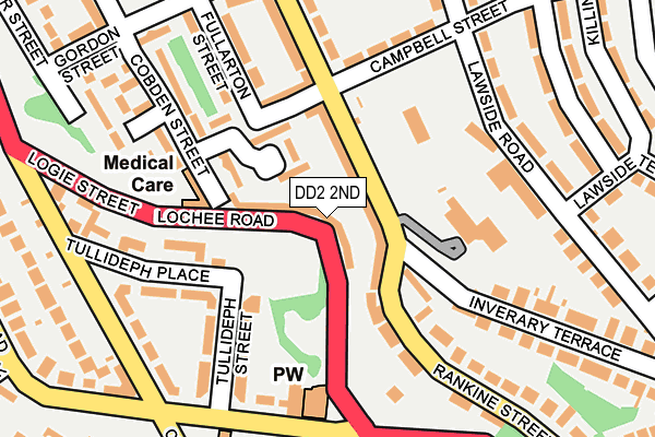DD2 2ND map - OS OpenMap – Local (Ordnance Survey)