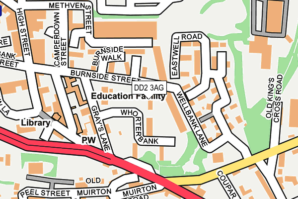 DD2 3AG map - OS OpenMap – Local (Ordnance Survey)