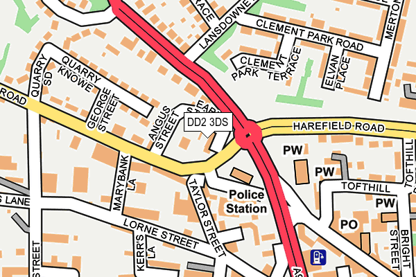 DD2 3DS map - OS OpenMap – Local (Ordnance Survey)