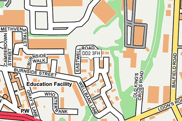 DD2 3FH map - OS OpenMap – Local (Ordnance Survey)