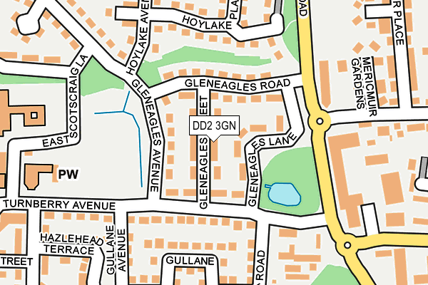 DD2 3GN map - OS OpenMap – Local (Ordnance Survey)