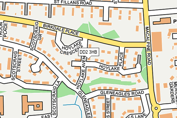 DD2 3HB map - OS OpenMap – Local (Ordnance Survey)