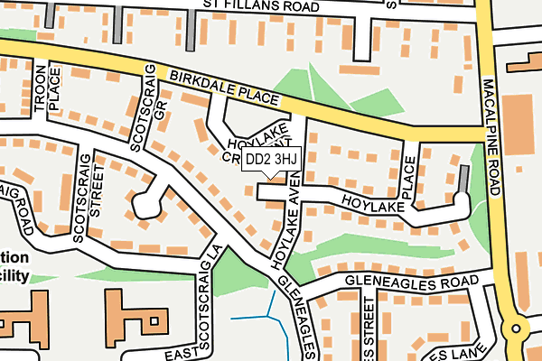 DD2 3HJ map - OS OpenMap – Local (Ordnance Survey)