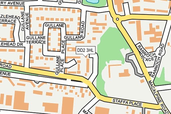 DD2 3HL map - OS OpenMap – Local (Ordnance Survey)