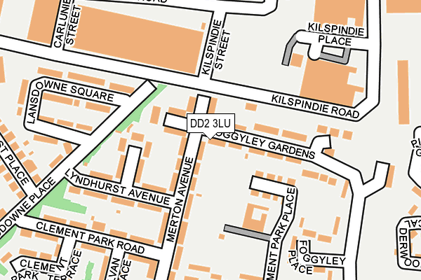 DD2 3LU map - OS OpenMap – Local (Ordnance Survey)