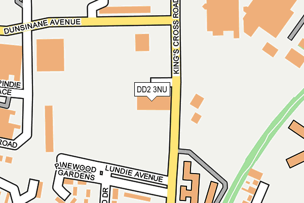 DD2 3NU map - OS OpenMap – Local (Ordnance Survey)