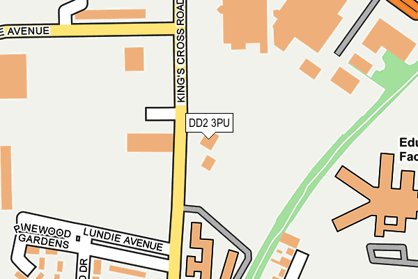 DD2 3PU map - OS OpenMap – Local (Ordnance Survey)