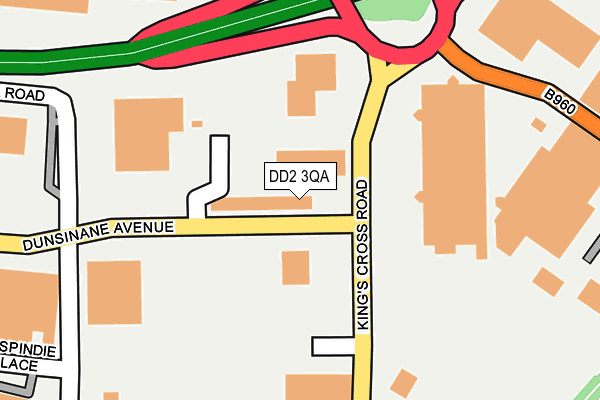 DD2 3QA map - OS OpenMap – Local (Ordnance Survey)