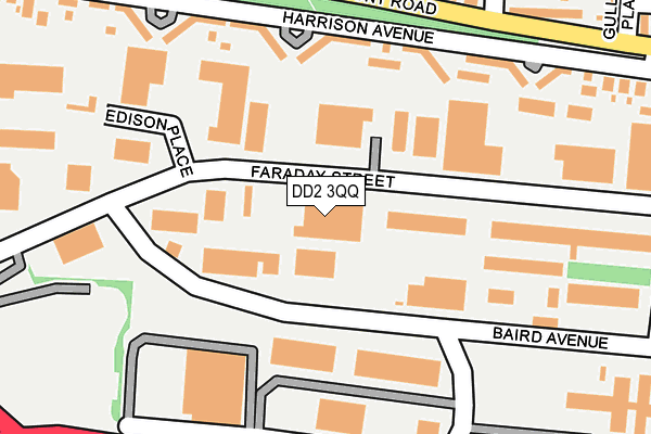 Map of GOWRIE CONTRACTS LIMITED at local scale