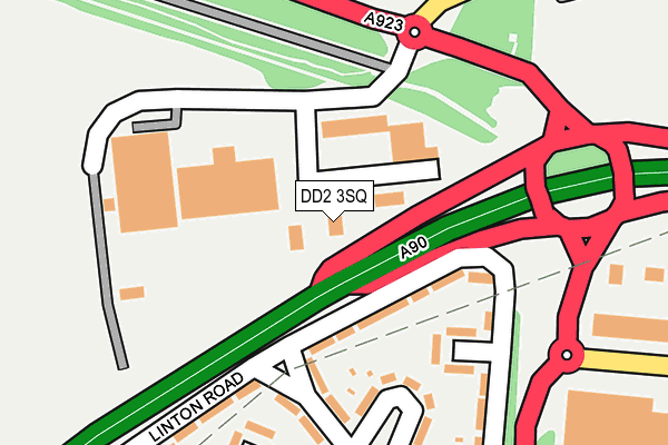 DD2 3SQ map - OS OpenMap – Local (Ordnance Survey)