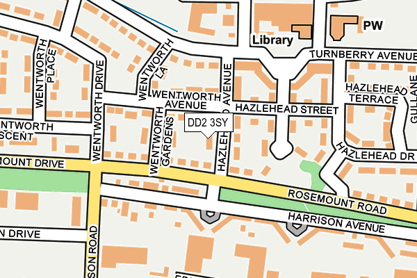 DD2 3SY map - OS OpenMap – Local (Ordnance Survey)