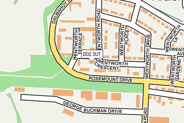 DD2 3UT map - OS OpenMap – Local (Ordnance Survey)