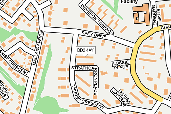 DD2 4AY map - OS OpenMap – Local (Ordnance Survey)