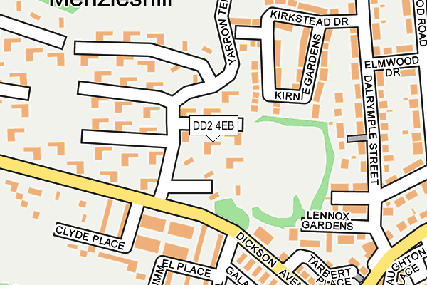 DD2 4EB map - OS OpenMap – Local (Ordnance Survey)
