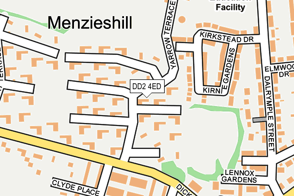 DD2 4ED map - OS OpenMap – Local (Ordnance Survey)