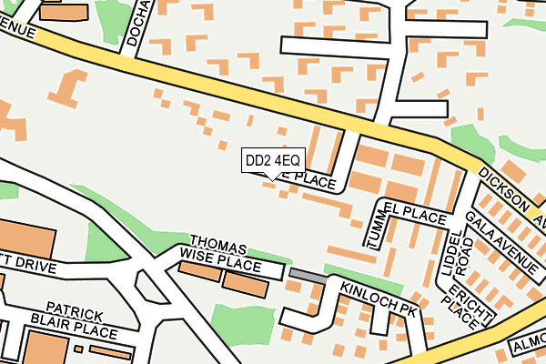 DD2 4EQ map - OS OpenMap – Local (Ordnance Survey)