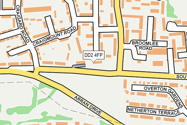 DD2 4FP map - OS OpenMap – Local (Ordnance Survey)