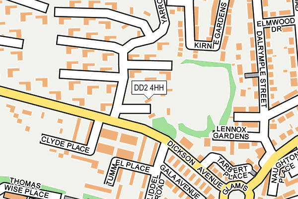 DD2 4HH map - OS OpenMap – Local (Ordnance Survey)