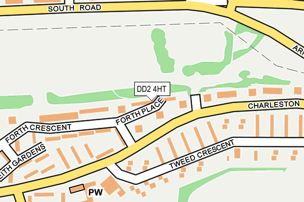 DD2 4HT map - OS OpenMap – Local (Ordnance Survey)