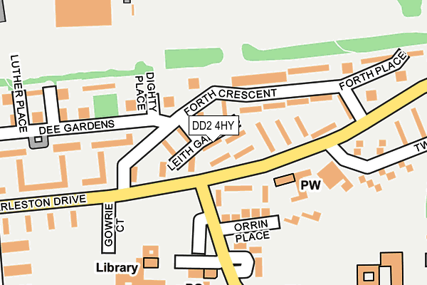 DD2 4HY map - OS OpenMap – Local (Ordnance Survey)