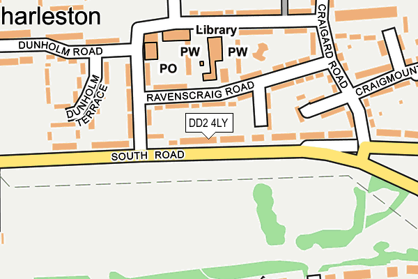 DD2 4LY map - OS OpenMap – Local (Ordnance Survey)
