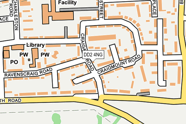 DD2 4NG map - OS OpenMap – Local (Ordnance Survey)