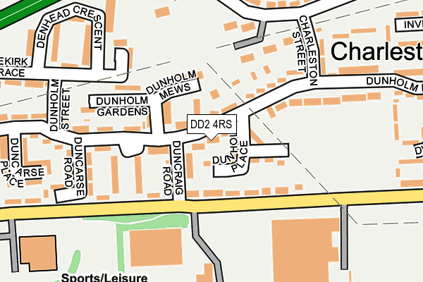 DD2 4RS map - OS OpenMap – Local (Ordnance Survey)