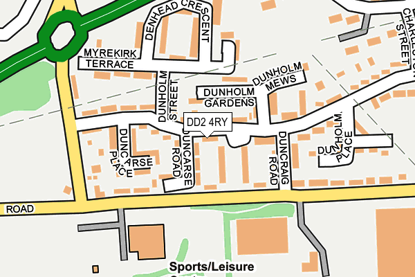 DD2 4RY map - OS OpenMap – Local (Ordnance Survey)