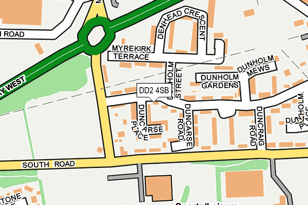 DD2 4SB map - OS OpenMap – Local (Ordnance Survey)