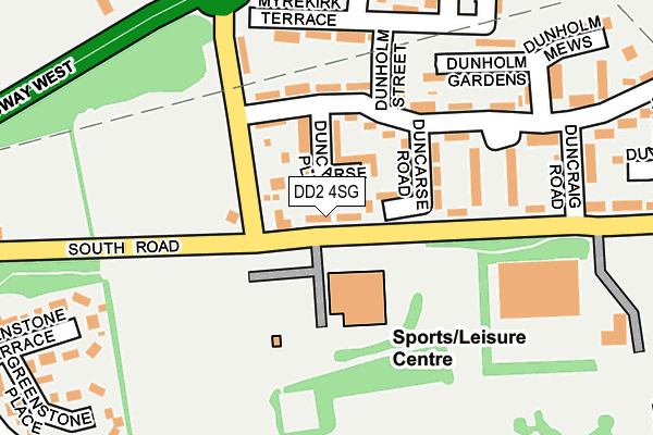DD2 4SG map - OS OpenMap – Local (Ordnance Survey)