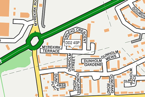DD2 4SP map - OS OpenMap – Local (Ordnance Survey)
