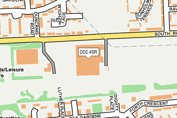 DD2 4SR map - OS OpenMap – Local (Ordnance Survey)