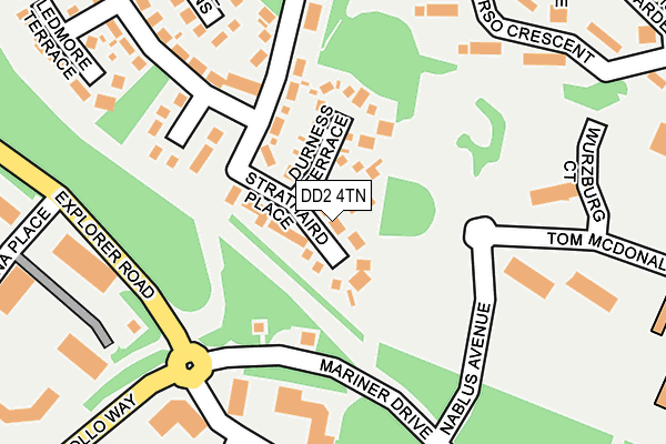 DD2 4TN map - OS OpenMap – Local (Ordnance Survey)