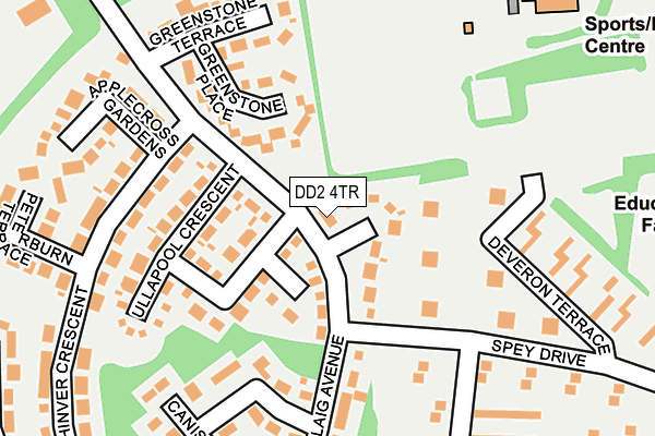DD2 4TR map - OS OpenMap – Local (Ordnance Survey)