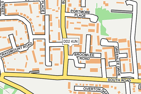 DD2 4UN map - OS OpenMap – Local (Ordnance Survey)