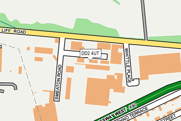DD2 4UT map - OS OpenMap – Local (Ordnance Survey)