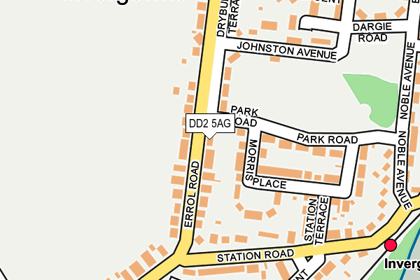 DD2 5AG map - OS OpenMap – Local (Ordnance Survey)