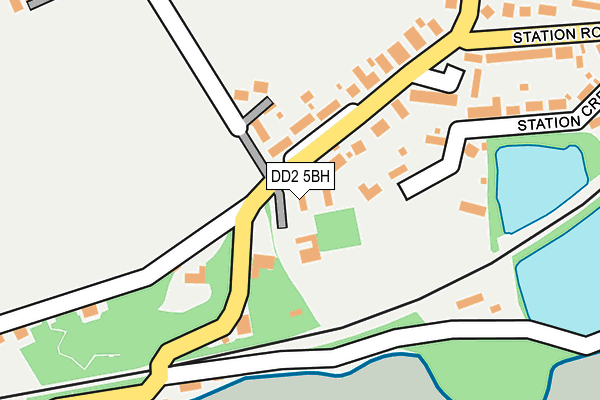 DD2 5BH map - OS OpenMap – Local (Ordnance Survey)