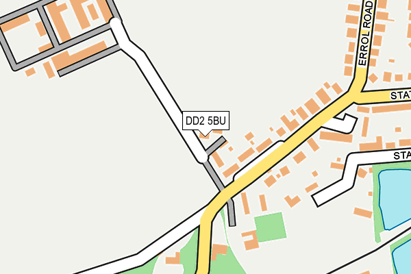 DD2 5BU map - OS OpenMap – Local (Ordnance Survey)
